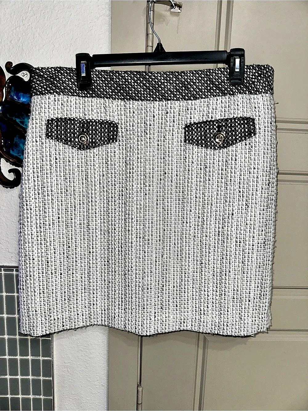 Karl Lagerfeld Color Block Mini Skirt Size 14 NWT
